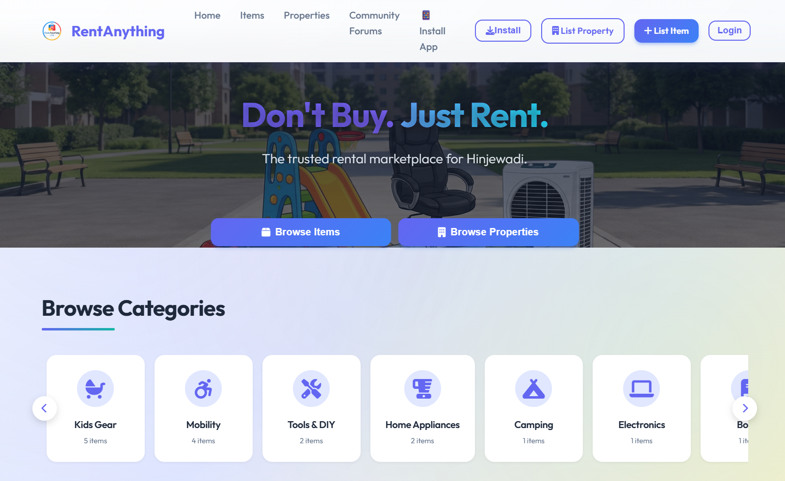 Rent Anything - Rental Marketplace